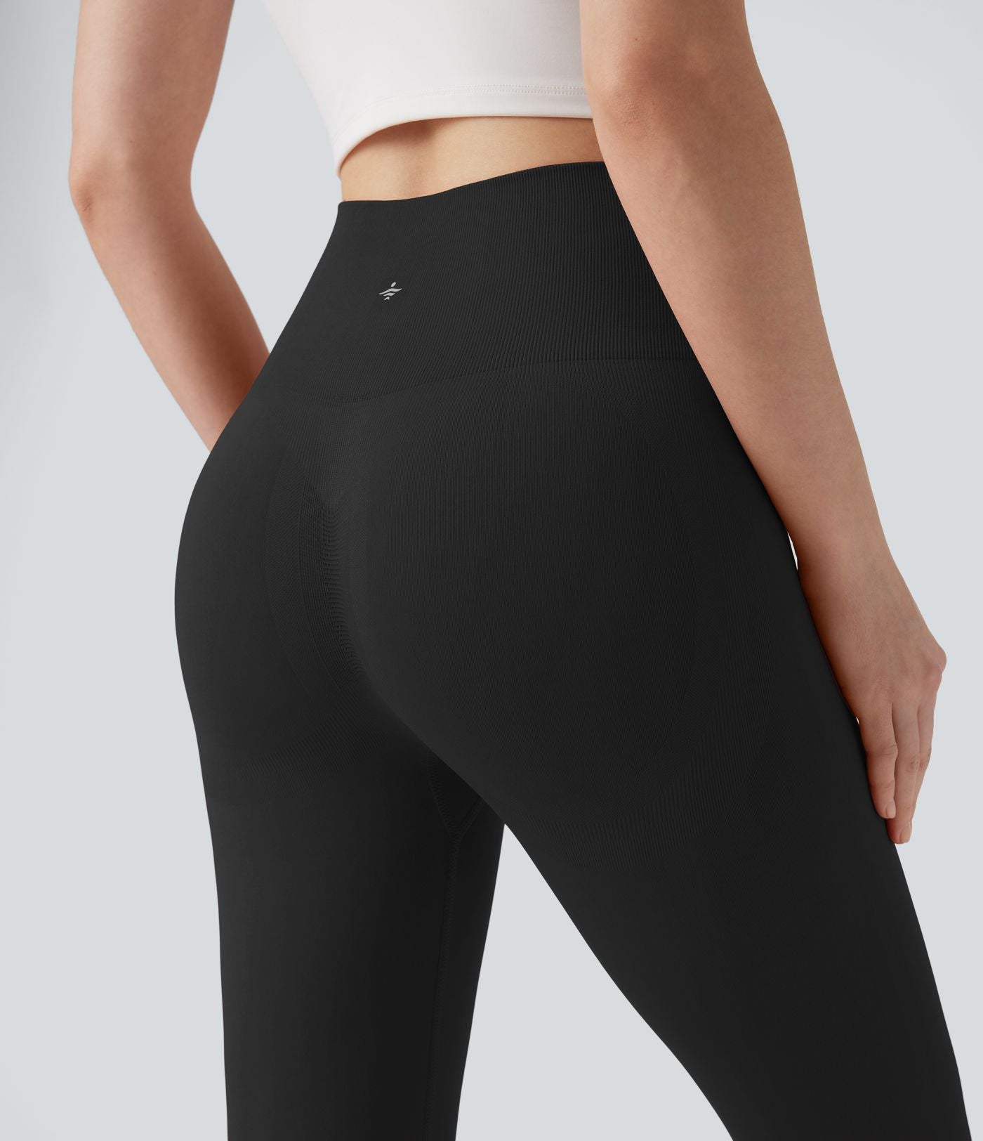 Legging de yoga 7/8 taille haute effet push-up Seamless Flow