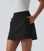 Jupe mini de golf 2 en 1 DayStretch taille haute avec poches