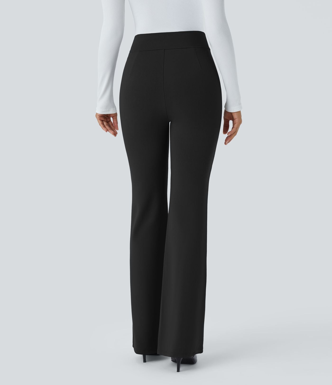 Pantalon croisé taille haute