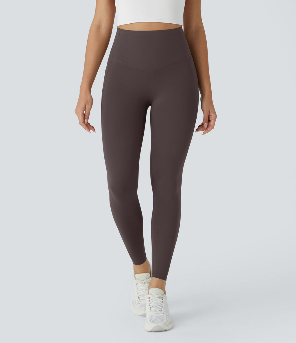 Legging d'entraînement gainant galbant taille haute avec poches Halara UltraSculpt™