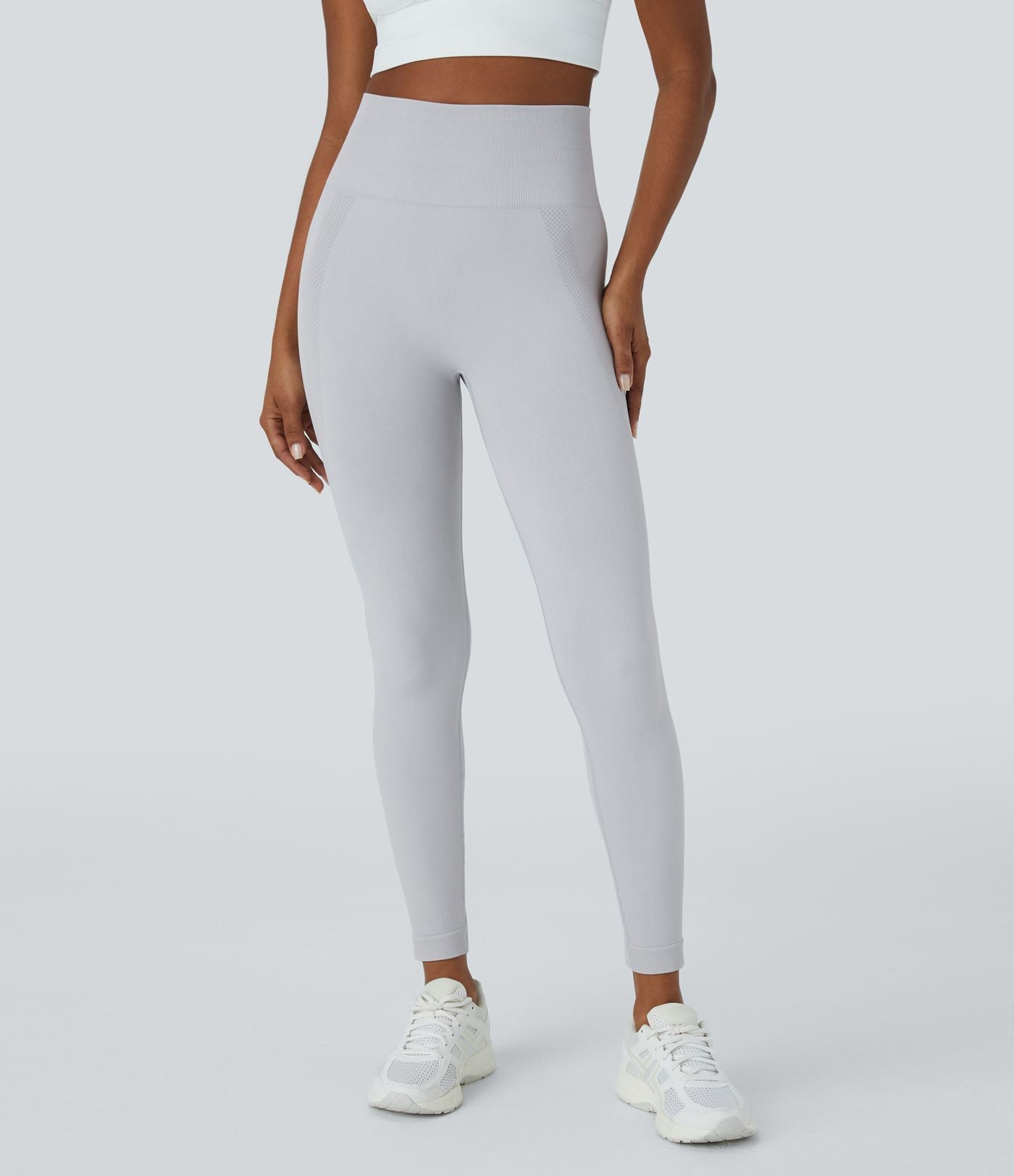 Legging yoga 7/8 taille haute froncé sans couture OneForm Seamless Flow