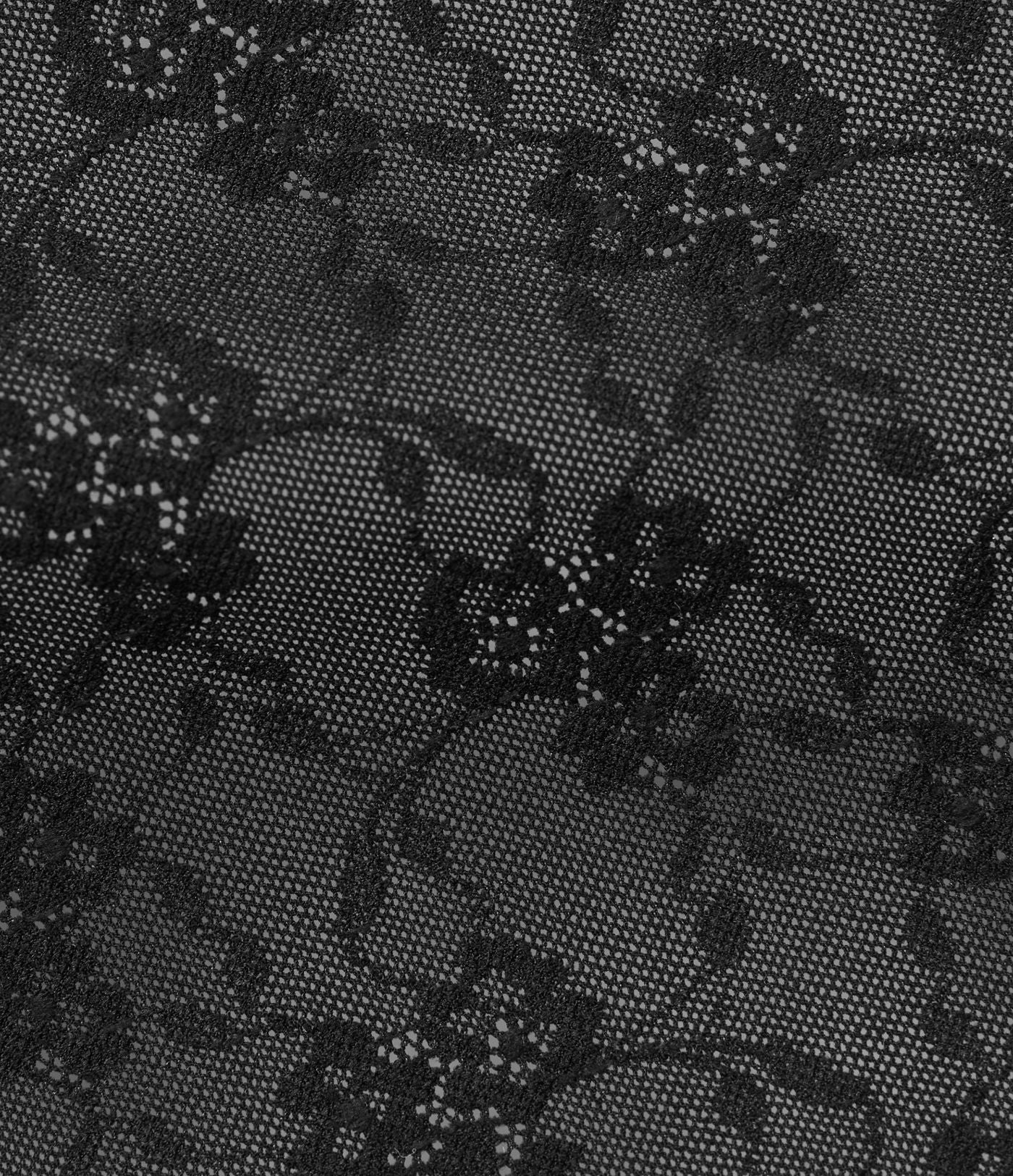 Jupe casual 2-en-1 à volants taille haute avec cordon de serrage et dentelle