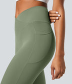 Softlyzero™ Legging Unis Poches Croisées