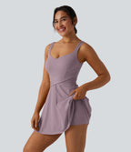 Robe de tennis 2-en-1 SoftlyZero™ Airy mini effet frais InstantCool avec poche, accès facile Easy Peasy, protection solaire UPF50+