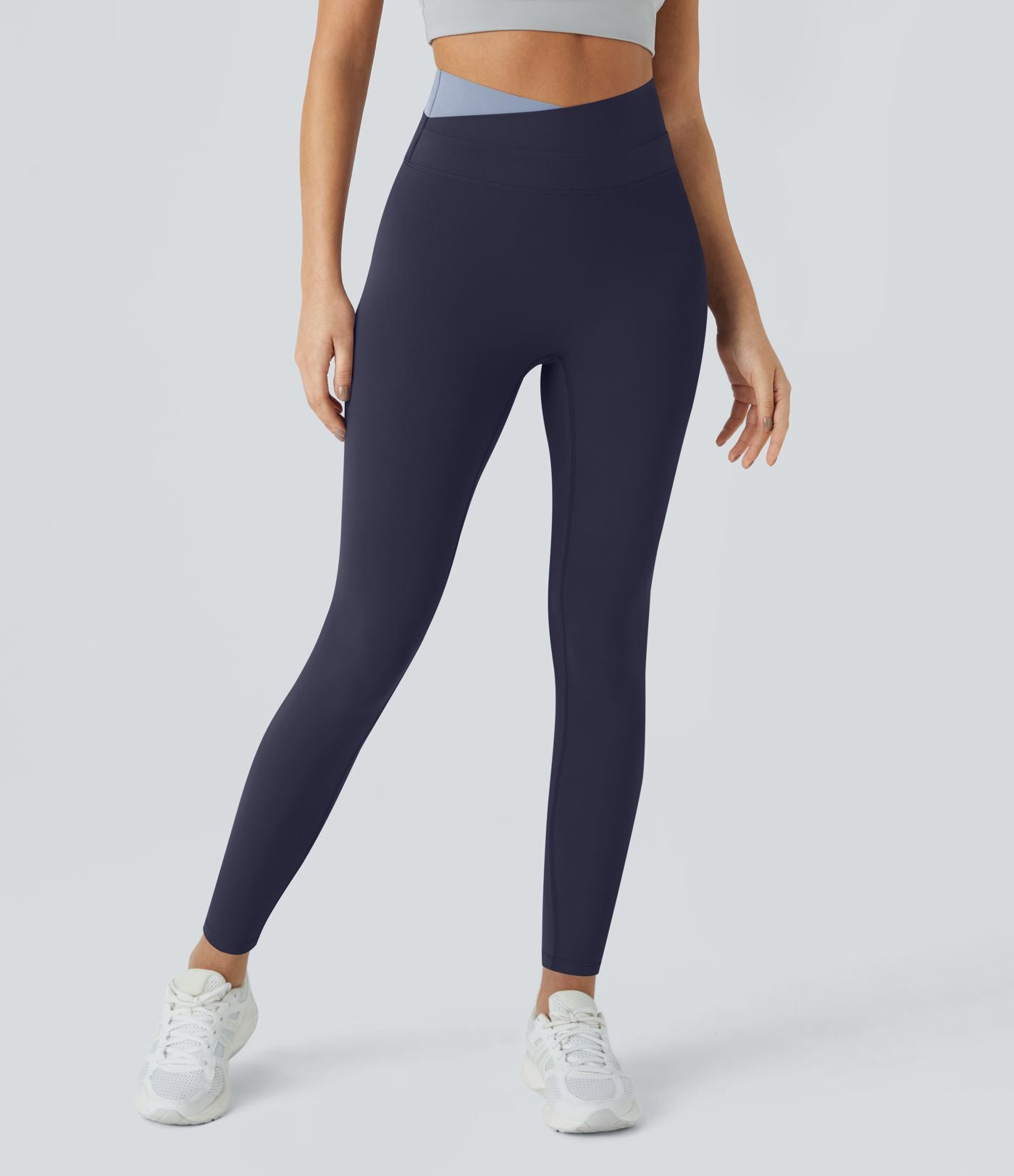 Softlyzero™ Legging Color Block Croisés - UPF50+