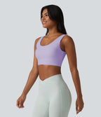 Brassière de sport Halara UltraSculpt™ maintien moyen dos nu avec boucle ajustable et brassière intégrée