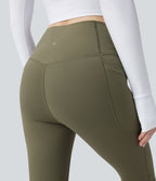 Pantalon de yoga bootcut gainant taille haute extra chaud Halara UltraSculpt™ avec poches