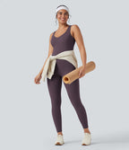 Combinaison de sport Halara UltraSculpt™ col V gainante push-up à poches