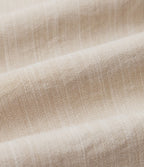 Pantalon décontracté mi-taille effet lin avec poches
