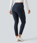 Pantalon cargo DayStretch taille haute galbant effet liftant fessiers avec poches