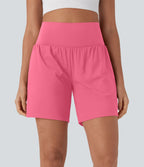 Short de yoga SoftlyZero™ Airy 2-en-1 taille très haute avec poches et effet frais InstantCool 17,5 cm