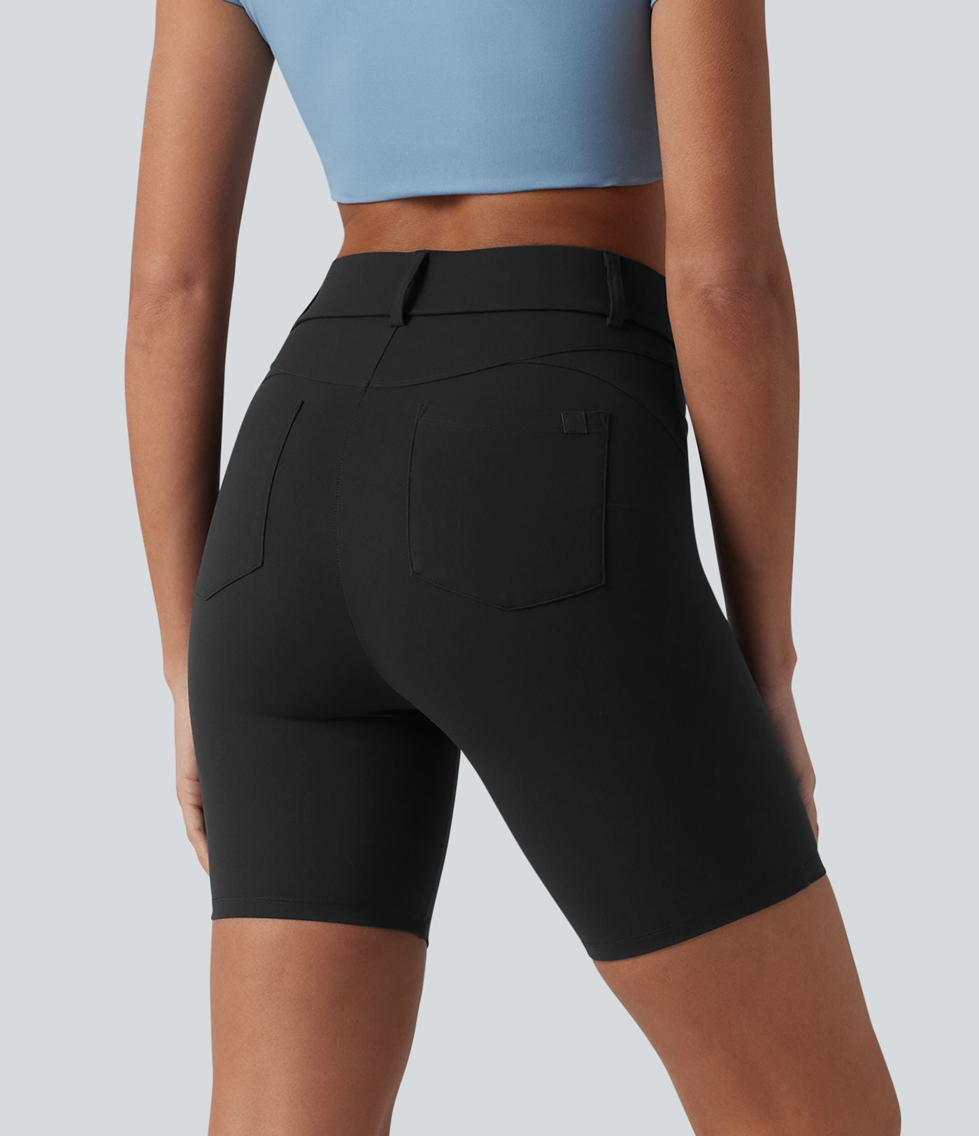 Halara UltraSculpt™ Cycliste casual 17,5 cm taille haute ventre plat, avec poches