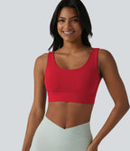 Brassière de sport Halara UltraSculpt™ maintien moyen dos nu avec boucle ajustable et brassière intégrée