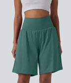 Short de yoga 2-en-1 SoftlyZero™ Airy taille très haute effet frais InstantCool 22,8 cm avec poches