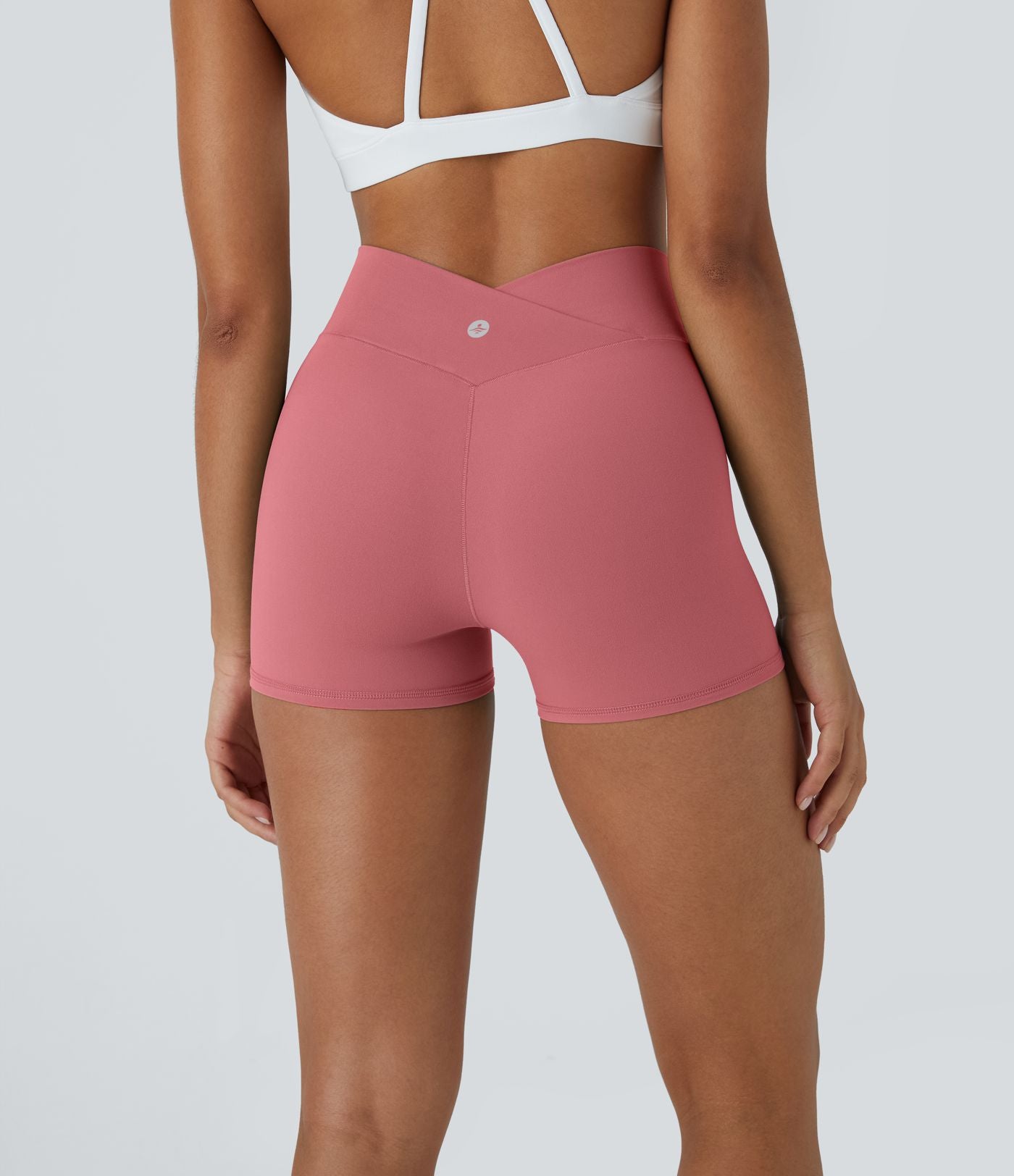Softlyzero™ Short 7,5cm Biker Taille Haute Croisé Uni