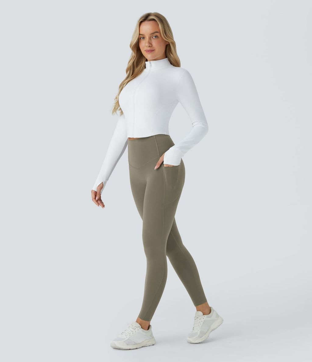 Legging d'entraînement gainant galbant taille haute avec poches Halara UltraSculpt™