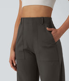 Pantalon barrel DayStretch taille haute avec poches