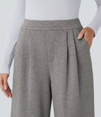 Pantalon de travail Halara Flex™ ample taille haute avec poches