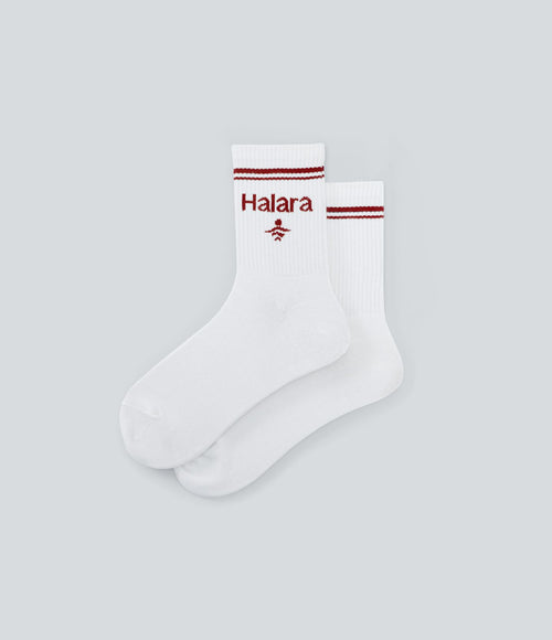 Chaussettes montantes padel/pickleball lettrage Halara