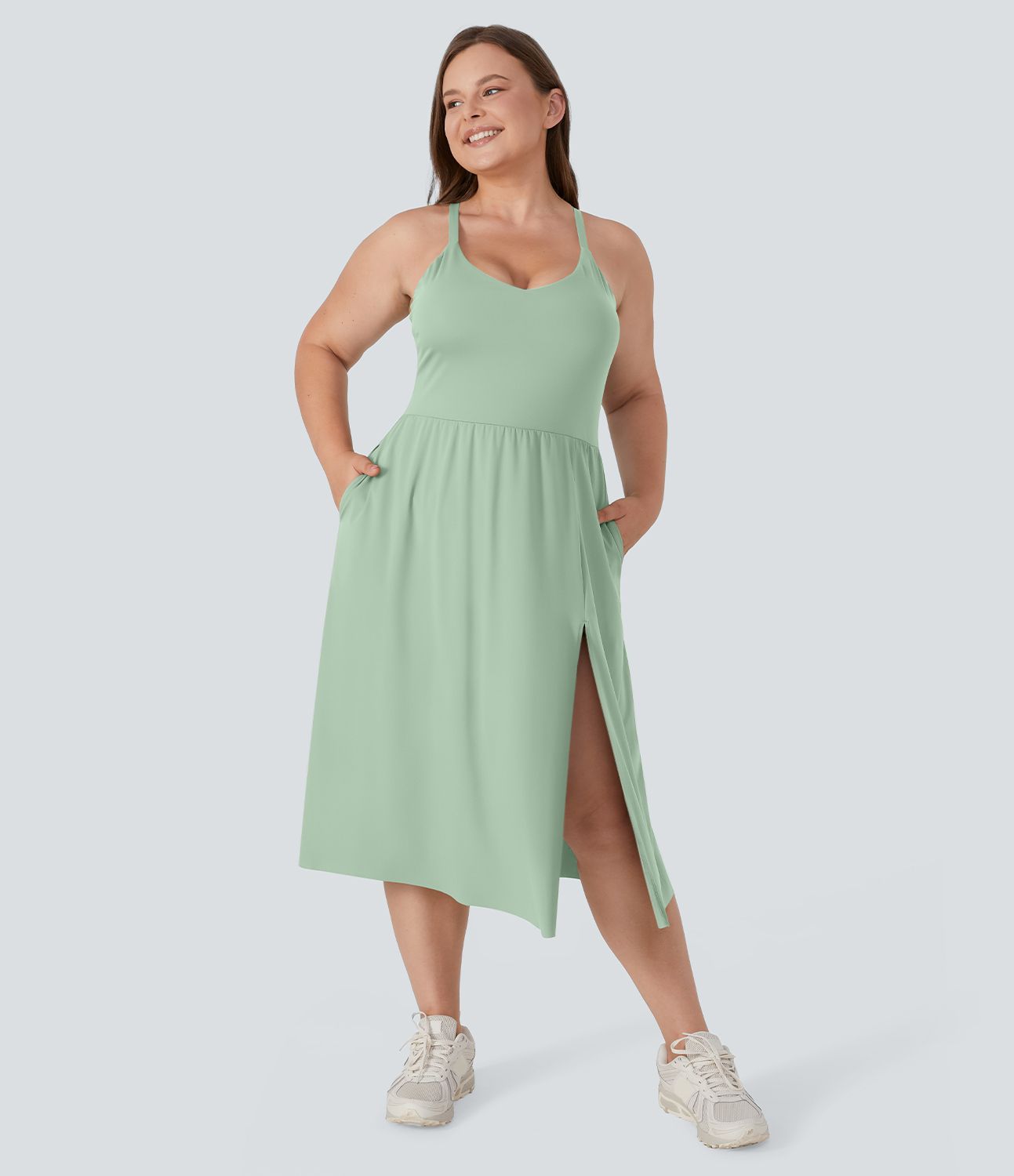 Robe Midi Casual Grande Taille Everyday - Lala Land