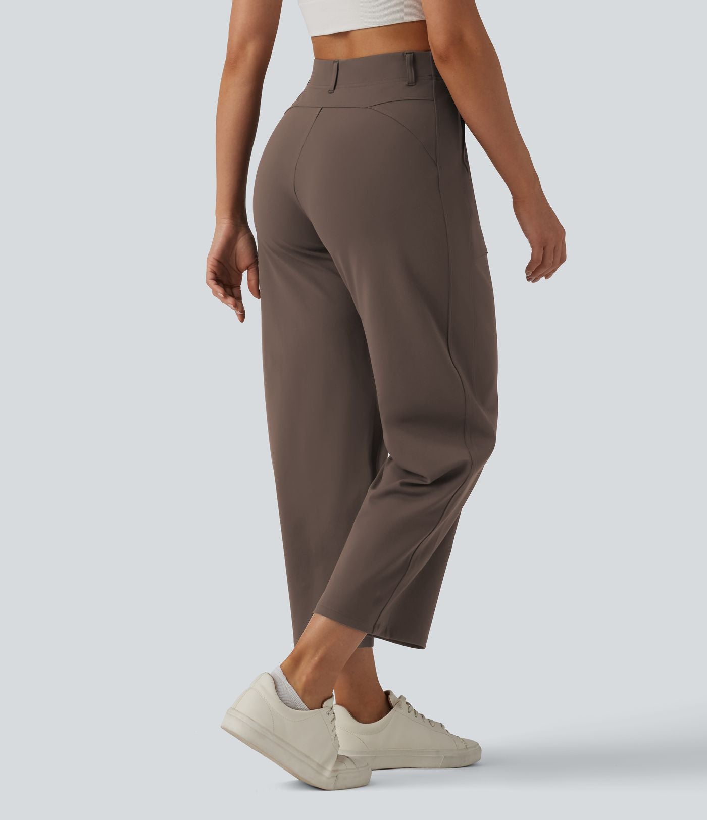 Pantalon barrel DayStretch taille haute avec poches