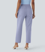 Pantalon de travail fuselé longueur cheville taille haute Halara Flex™ DayStretch avec poches