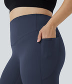 Legging d'entraînement gainant taille haute grande taille avec poches Halara UltraSculpt™