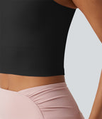 Débardeur de yoga court OneForm Seamless Flow, brassière intégrée