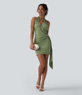 Robe micro mini moulante col licou