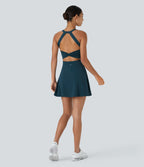 Robe de sport dos nu torsadée A-C