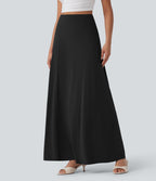 Jupe maxi casual fluide taille haute