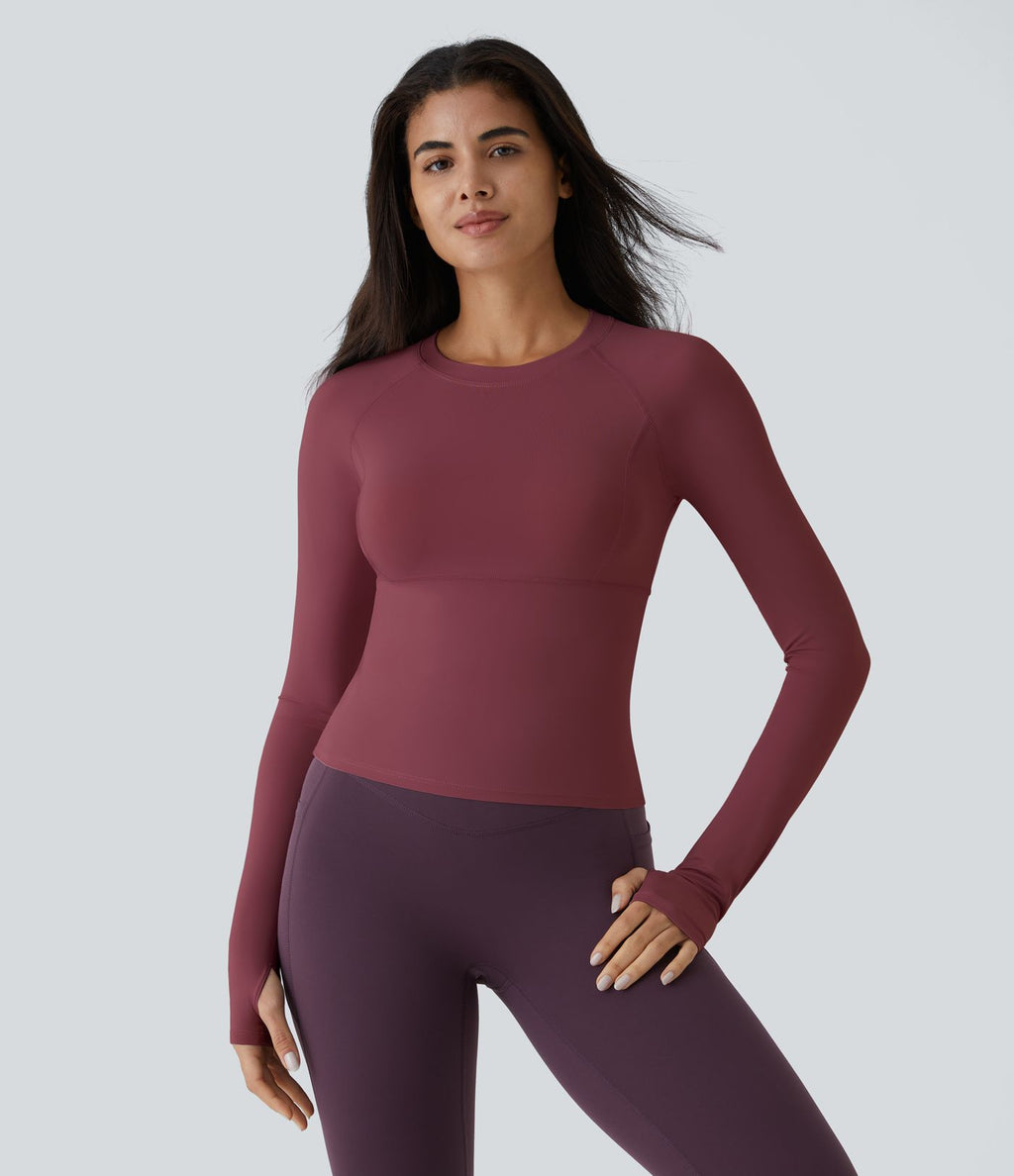 Top Sport Yoga Uni Trous pour les Pouce