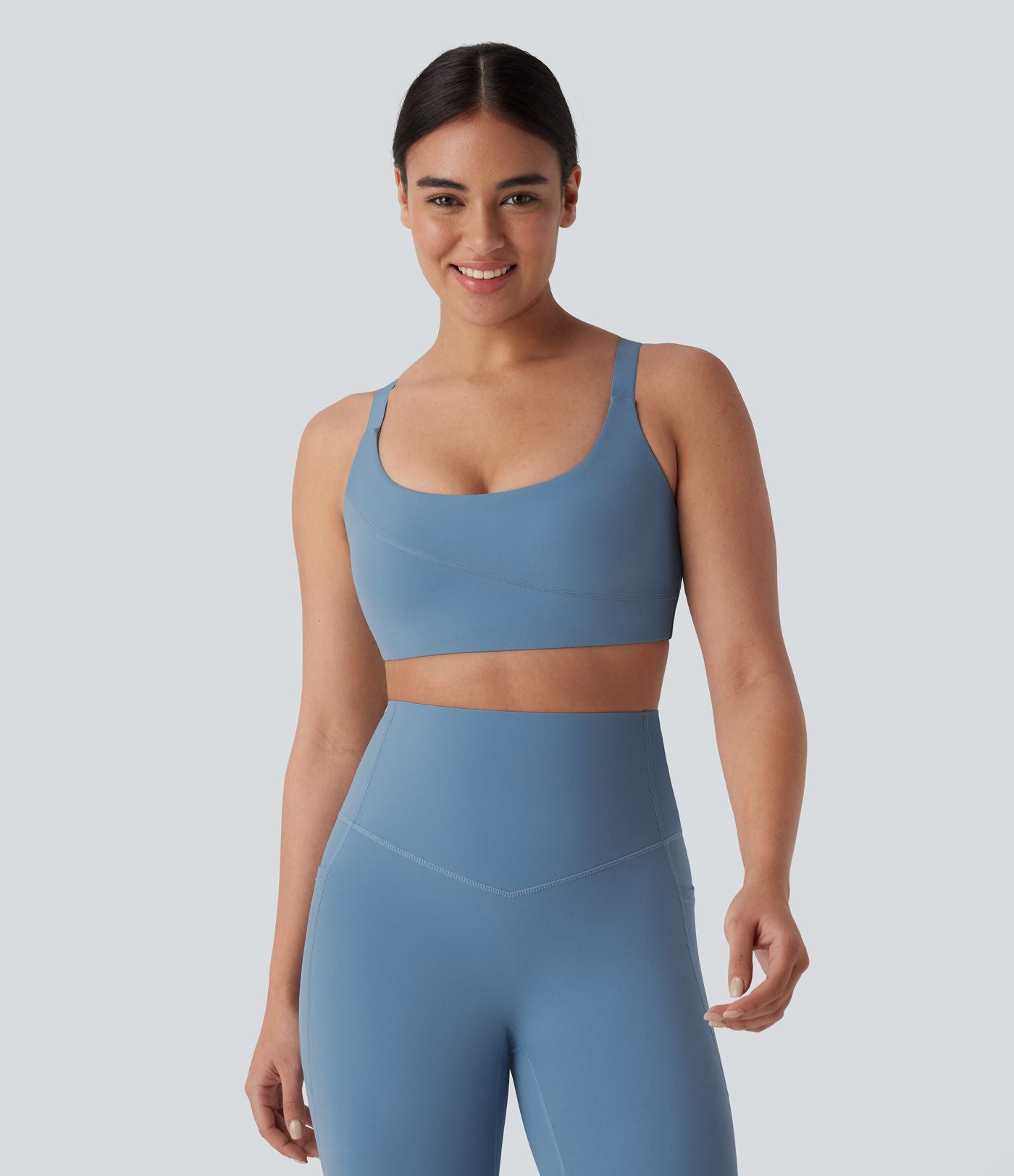 Brassière de sport entraînement Halara UltraSculpt™ soutien intermédiaire col U bonnets A-D