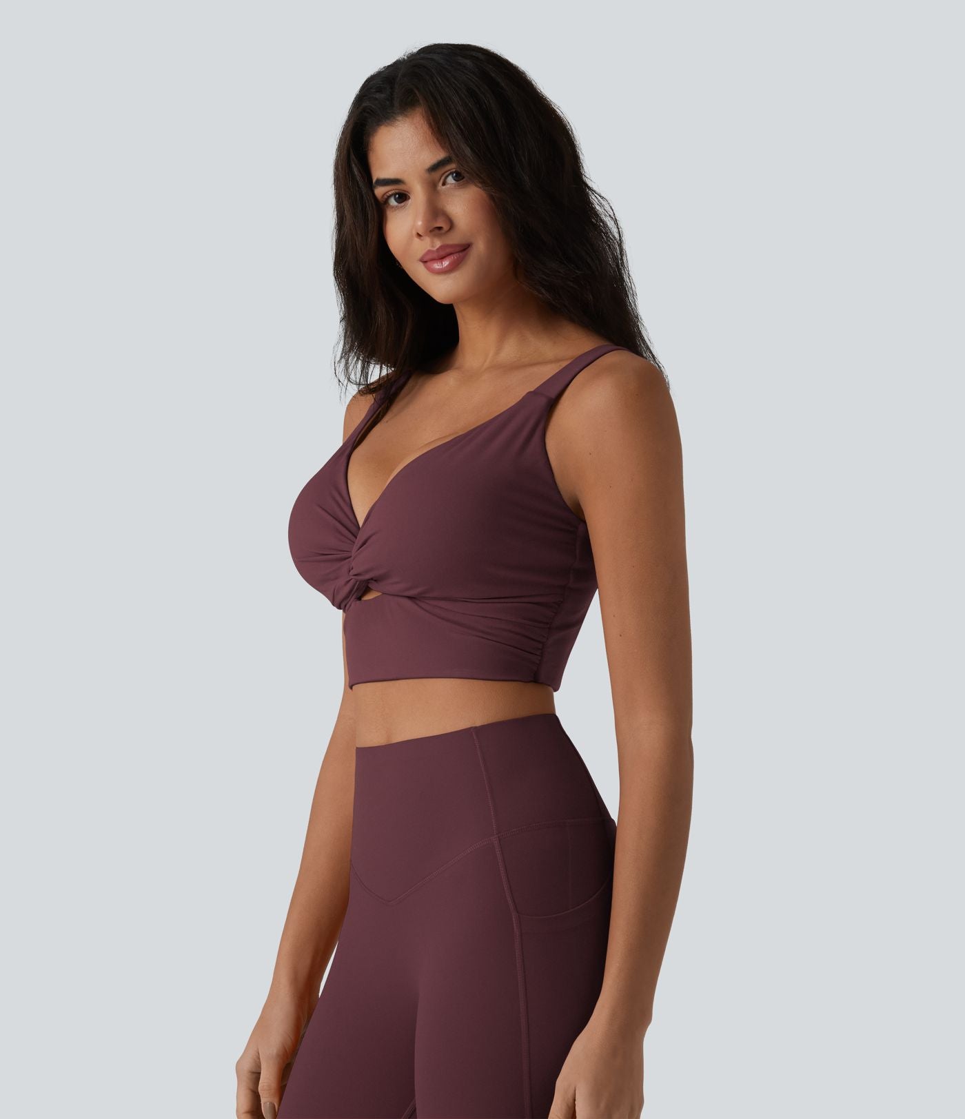 Brassière de sport de yoga Halara UltraSculpt™ push-up soutien léger - Bonnets E-G