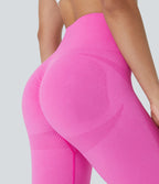 Legging yoga 7/8 taille haute froncé sans couture OneForm Seamless Flow