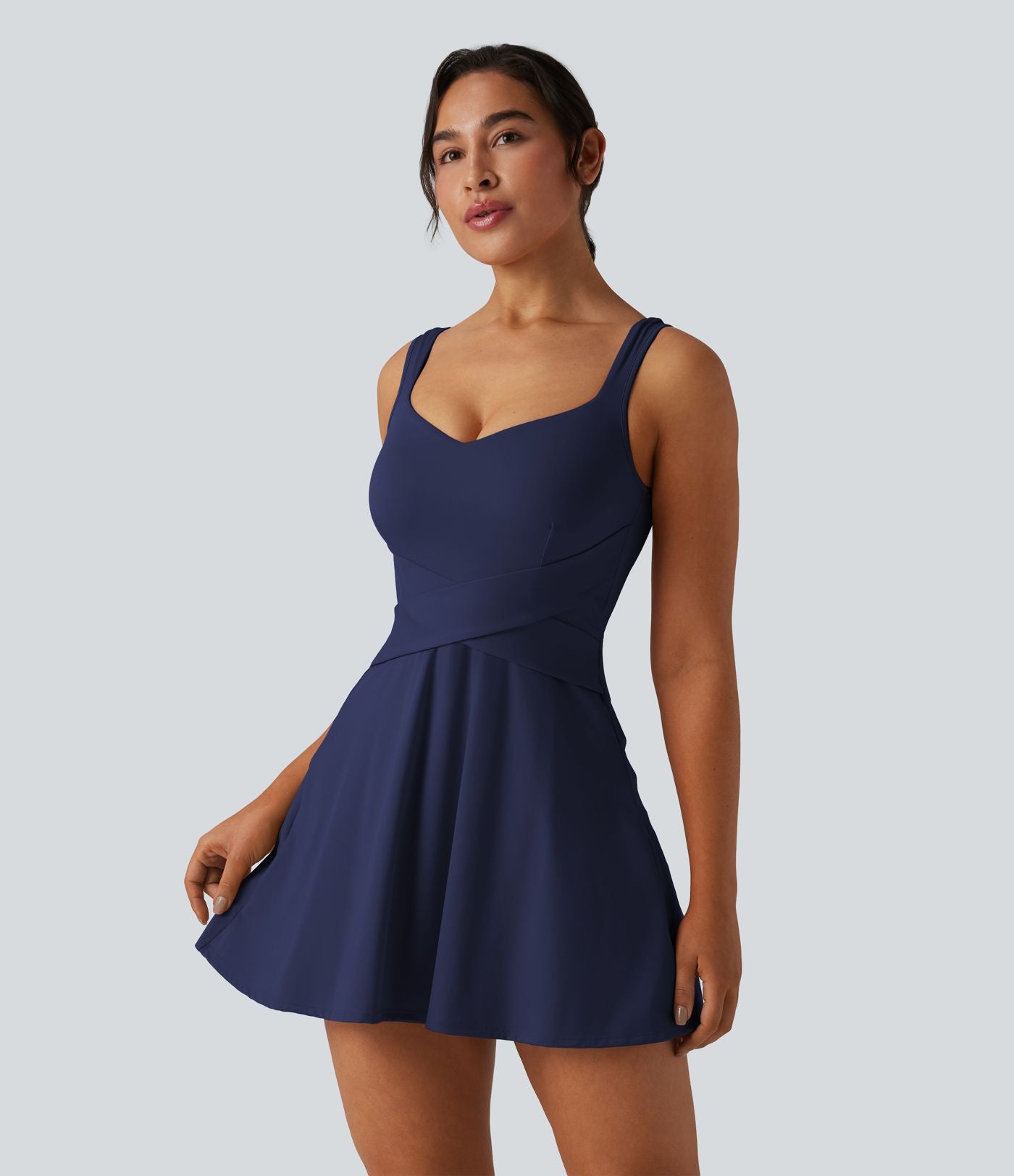 Robe de tennis 2-en-1 SoftlyZero™ Airy mini effet frais InstantCool avec poche, accès facile Easy Peasy, protection solaire UPF50+