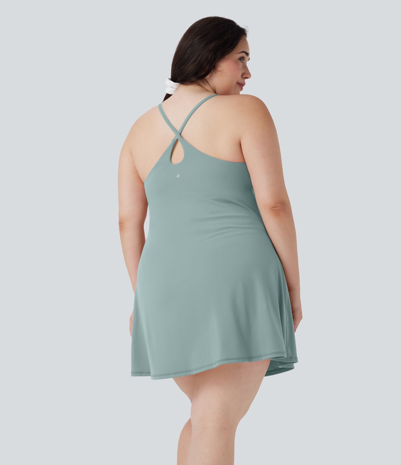 Robe de sport grande taille dos nu Softlyzero™ Plush - longueur rallongée - Easy Peasy Edition