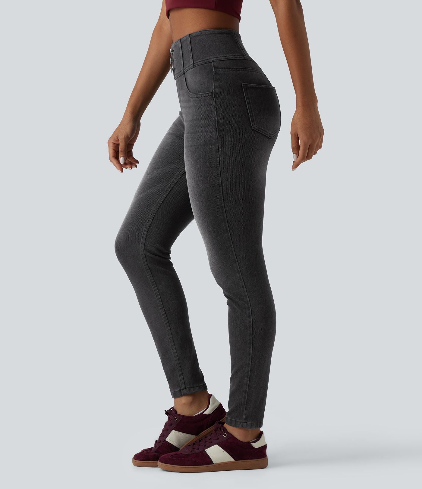 Jean skinny Halara Flex™ taille haute avec poches
