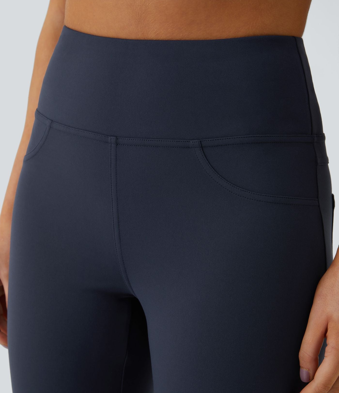 Legging yoga capri évasé taille haute DayStretch avec poches