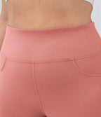 Legging yoga évasé grande taille taille haute DayStretch avec poches