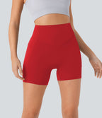 Short cycliste 12,5 cm d'entraînement gainant galbant taille haute avec effet scrunch et poches Halara UltraSculpt™