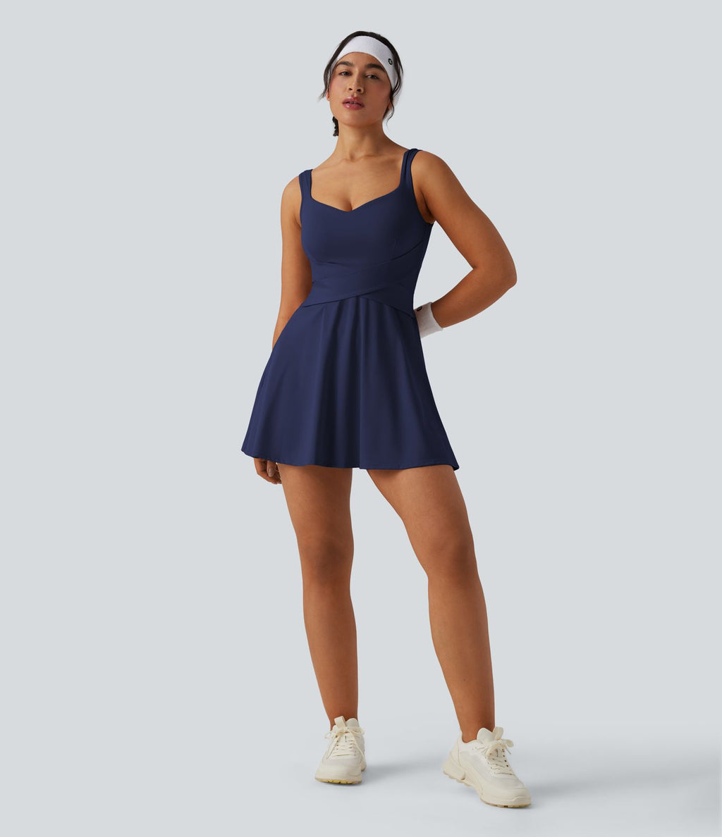 Robe de tennis 2-en-1 SoftlyZero™ Airy mini effet frais InstantCool avec poche, accès facile Easy Peasy, protection solaire UPF50+