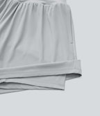 Short tailleur 2-en-1 Cool Touch yoga taille très haute Softlyzero™ Airy grande taille 17,5 cm avec poches
