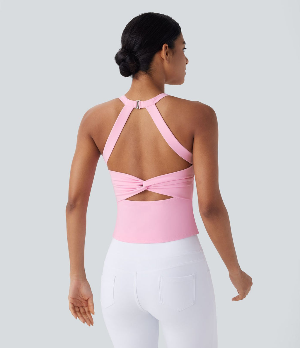 Débardeur yoga SoftlyZero™ Plush à découpes A-D
