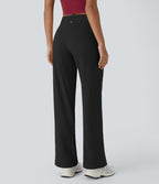 Pantalon yoga large croisé taille haute DayStretch avec poches