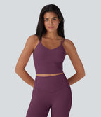 Débardeur de yoga court Halara UltraSculpt™ Cool dos nu à séchage rapide - UPF50+