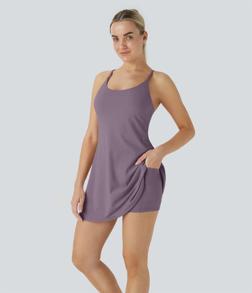 Robe de sport SoftlyZero™ Plush dos nu A-C