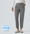 Pantalon de voyage fuselé taille haute séchage rapide avec poches