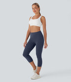 Legging corsaire d'entraînement gainant galbant taille haute avec poches Halara UltraSculpt™