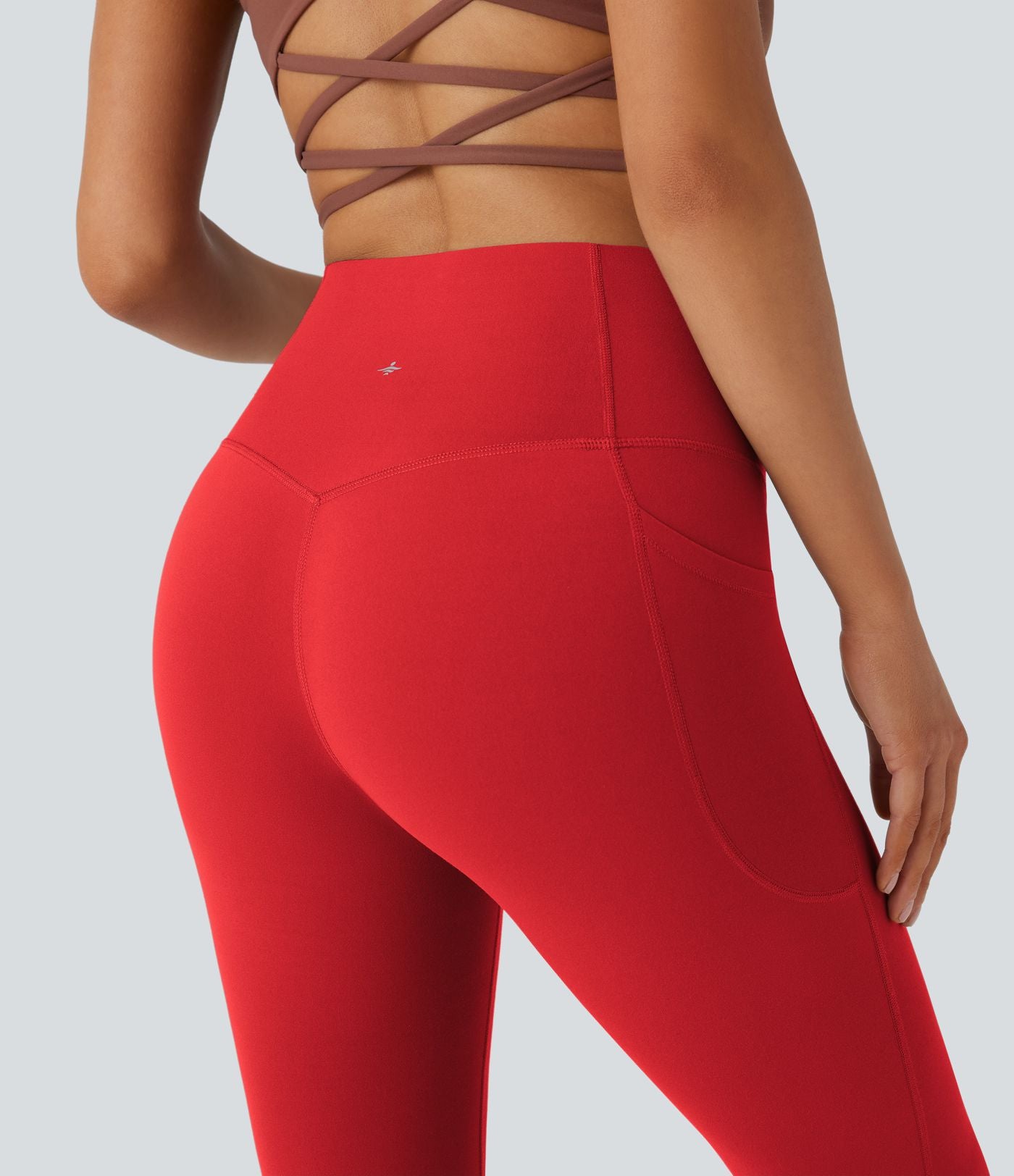 Pantalon de yoga à coupe bootcut gainant taille haute avec poches Halara UltraSculpt™